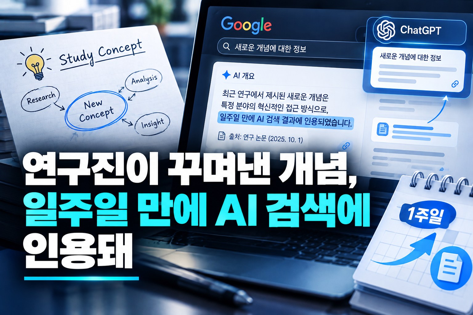 연구진이 꾸며낸 개념, 일주일 만에 AI 검색에 인용돼