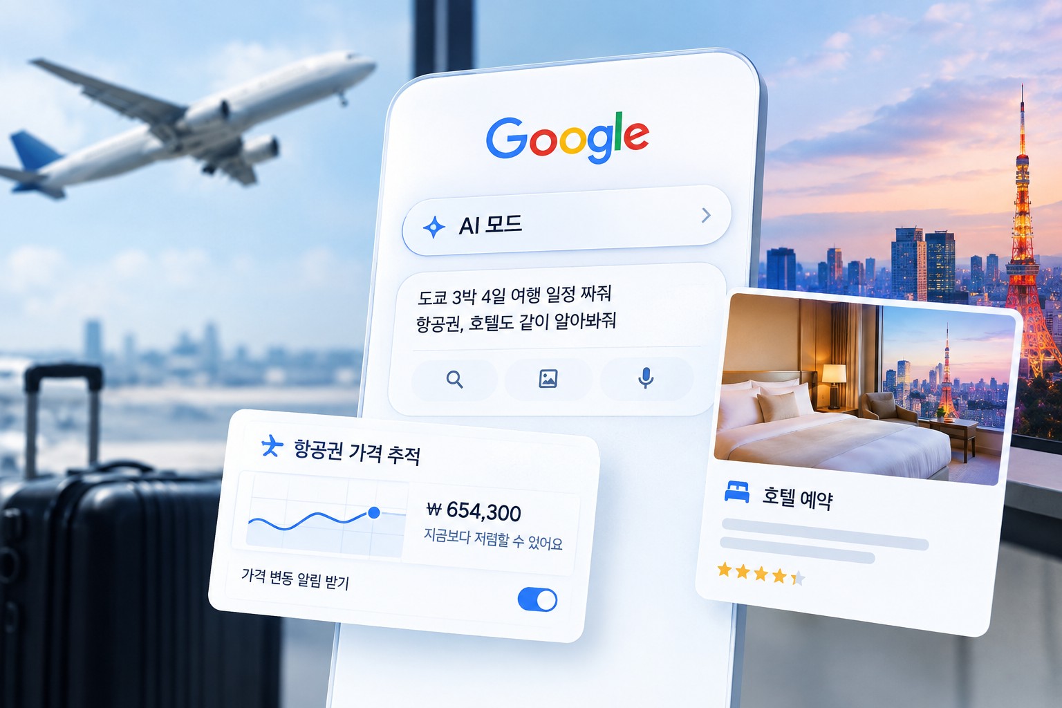 Google's AI Mode Adds Flight Price Tracking and Hotel Booking